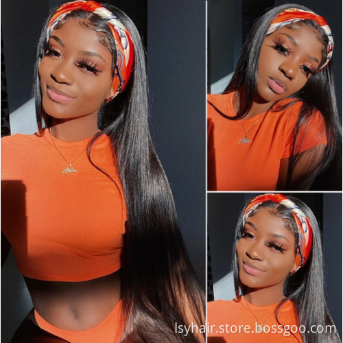 Wholesale Straight Headband Wig Vendors Get Free Headband Human Hair Headband Wigs